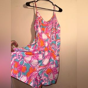 Lilly Pulitzer Feeling Tanked Deanna Romper - Medium